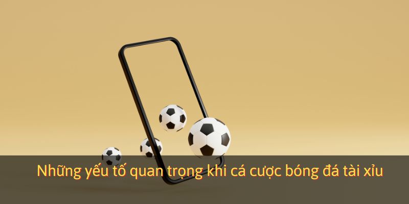 Cá cược bóng đá tài xỉu cần chú ý điều gì?